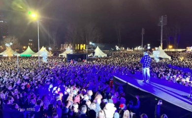 Banjaluka na spektakularan način ušla u Novu godinu