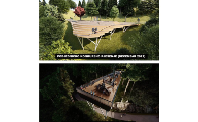 Grad pojasnio razloge promjene izgleda vidikovca na Banj brdu