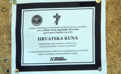 Osvanula smrtovnica za kunu