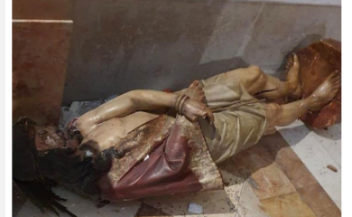 Amerikanac uhapšen nakon rušenja kipa Isusa Hrista u Jerusalimu