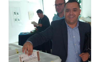 Miroslav Bojić, gradonačelnik Laktaša glasao je u svom mjestu