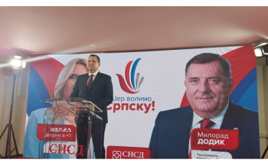 Dodik osvojio 54 odsto glasova građana