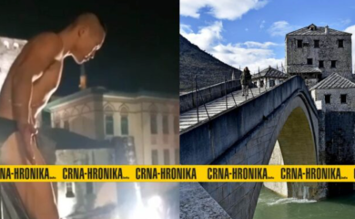 Posmatrači slučajno zabilježili trenutak kad je Malezijac skočio sa Starog mosta (VIDEO)