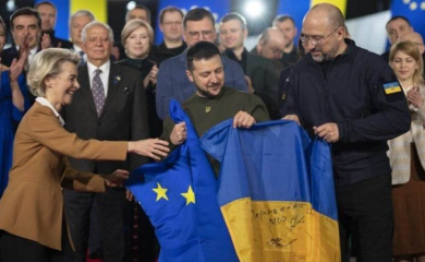 Samit pod uzbunom: Oglasile se sirene pred sastanak predstavnika EU sa Zelenskim u Kijevu