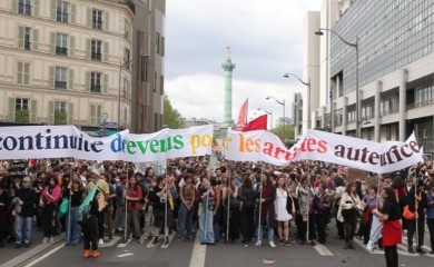 Prvomajski protesti u Francuskoj pretvoreni u političko bojno polje uoči izbora 9. juna