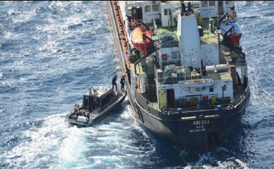 Zaplijenjeno 50 tona municije i goriva na brodu