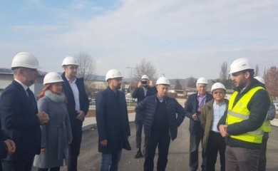 Šeranić u Doboju obišao bolnicu u izgradnji (FOTO)