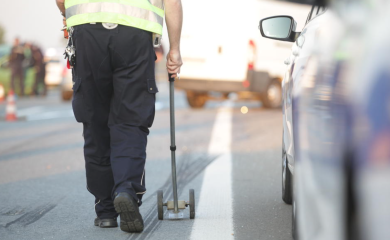 Udes na auto-putu "9. januar", automobil završio na krovu