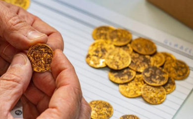 Zlatni novčići iz vizantijskog doba pronađeni u zidu