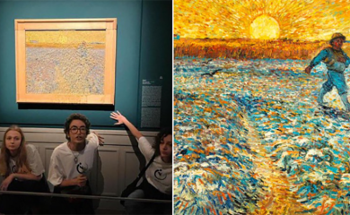 Aktivisti bacili čorbu od graška na Van Gogovu sliku
