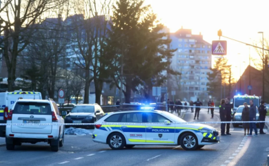 Ljubljana: napao nožem policajce, oni ga usmrtili