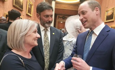 Krišto na kraljevskom prijemu u Londonu