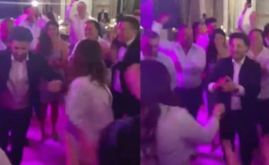 Hit snimak Dritana Abazovića: Opušten pleše na Bečićevoj svadbi, mladoženja tapše i poskakuje VIDEO