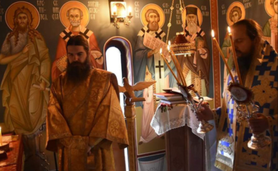 Vladika Sergije služio liturgiju u manastiru Rmanj