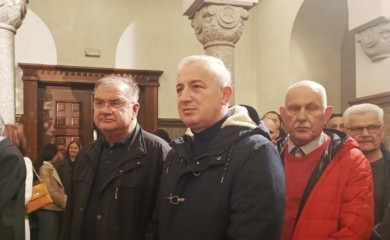 Borenović i Ivanić na večernjem bogosluženju u Hramu Hrista Spasitelja