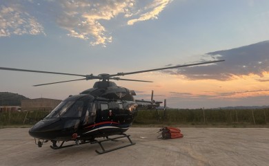Helikopter angažovan na gašenju požara kod Trebinja
