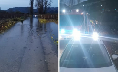 Auto završio u vodi, ženu pronašli na stablu