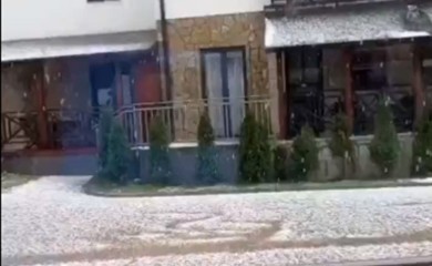 Јako nevrijeme na zapadu Srbije, grad i poplava na Zlatiboru (VIDEO)