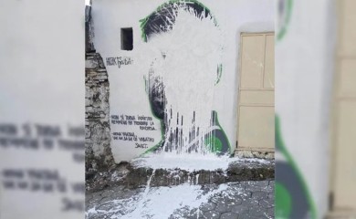 Saslušani osumnjičeni za skrnavljenje murala Đokovića