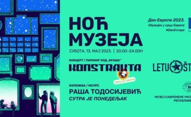 Noć muzeja u Banjaluci: Izložba Raše Todosijevića, Konstrakta i Letu Štuke