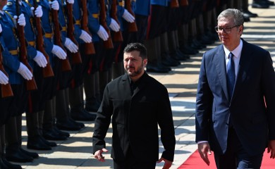 Vučić i Zelenski na plenarnom sastanku u Beogradu