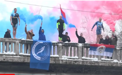 Povodom Dana Republike Srpske: Arsenić izveo skok sa Gradskog mosta u Banjaluci