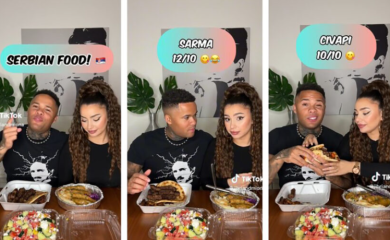 Američki TikTok par odlijepio za srpskom hranom, jednom jelu dali ocjenu 12 od 10