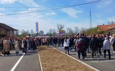 Stanivuković izviždan na otvaranju mosta u Česmi (VIDEO)