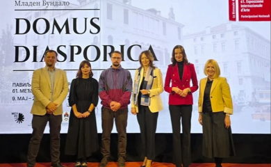 Venecijansko bijenale u znaku umjetnika Mladena Bundala, koji je predstavio izložbu "Domus diasporica"