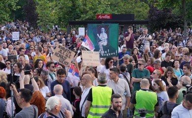 Šesti protest "Srbija protiv nasilja": "Predugo smo čekali, predugo smo ćutali"