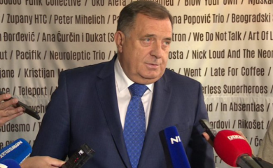 Dodik održava konferenciju za novinare u Beogradu