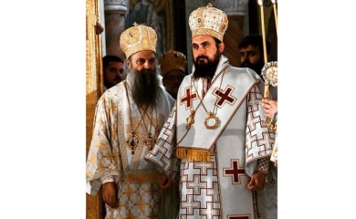 Patrijarh Porfirije ustoličio vladiku Justina