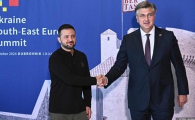 Lider Ukrajine i premijer Hrvatske oči u oči: Zelenski i Plenković potpisali sporazum o saradnji