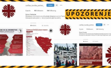 Karitas BiH upozorio: Zloupotrebljava se materijal za pomoć Turskoj i Siriji