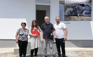 Zapaljena nova kuća srpske porodice na Kosovu i Metohiji