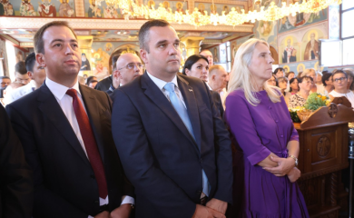 Selak na obilježavanju 100 godina Hrama Svetog proroka Ilije u Tesliću