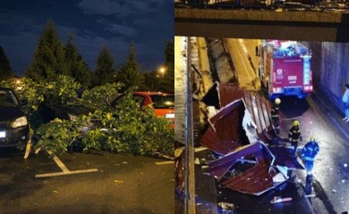 Snažno nevrijeme pogodilo Zagreb