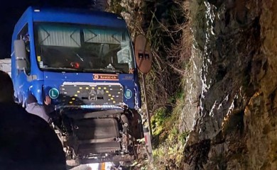 Sudar dva šlepera u kanjonu Tijesno kod Banjaluke