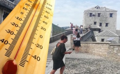 Na snazi upozorenje na vrućinu: Vrijeme danas izuzetno toplo