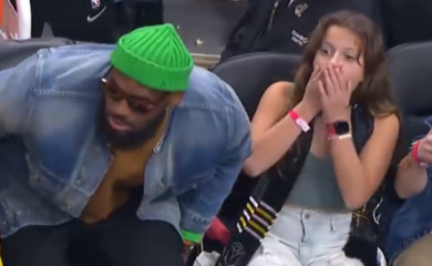 Ovako izgleda kad je kralj blizu vas: Urnebesna reakcija devojčice zbog Lebrona (VIDEO)