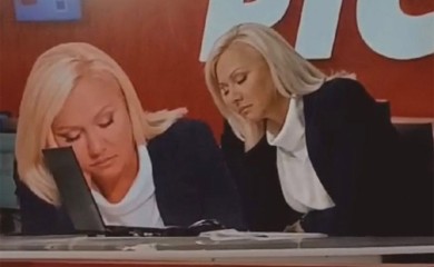 Voditeljka RTS-a zaspala tokom Dnevnika