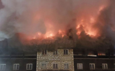 Hotel u plamenu: Gorio jedan od simbola Vlašića