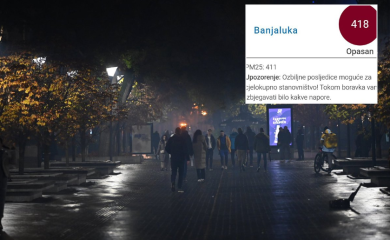 Najgori u BiH: Vazduh u Banjaluci opasan