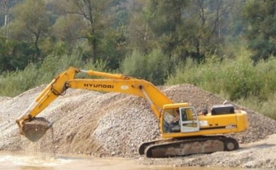 Počinio krivično djelo: Nelegalnom eksploatacijom šljunka pribavio korist od oko 400.000 KM