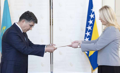Cvijanović primila akreditivno pismo novoimenovanog ambasadora Kazahstana