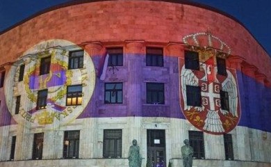 Tri večeri Palata Republike biće osvijetljena bojama zastava Srpske i Srbije