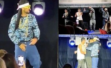 Nole napravio šou: Prerušio se u Snupa Doga i nastupom izazvao ovacije (VIDEO)