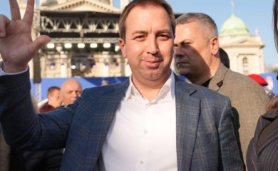 Selak na skupu u Beogradu