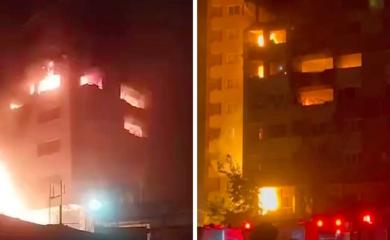 Ovako je noćas izgledao Teheran (VIDEO)