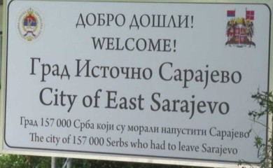 Kantonalne vlasti uklonile tablu sa brojem prognanih Srba iz Sarajeva